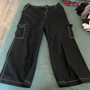 Wild Fable Black Wide Leg Skater Cargo Pant